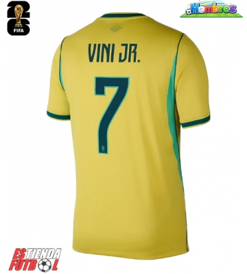 Brasil Vinicius Junior #7 Primera Equipación Mundial 2026 Manga Corta